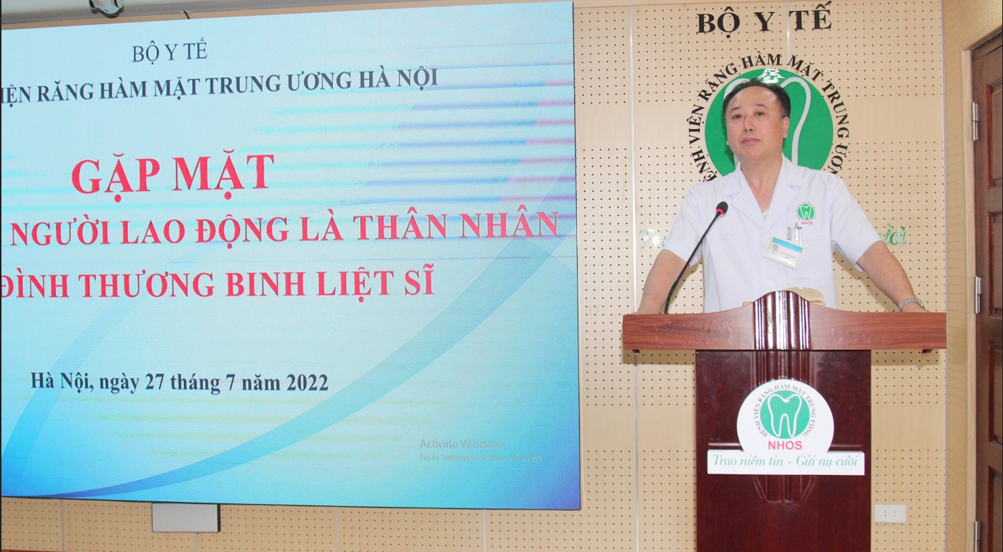 GẶP MẶT VIÊN CHỨC, NGƯỜI LAO ĐỘNG  LÀ THÂN NHÂN GIA ĐÌNH THƯƠNG BINH LIỆT SĨ  27/7/2022 