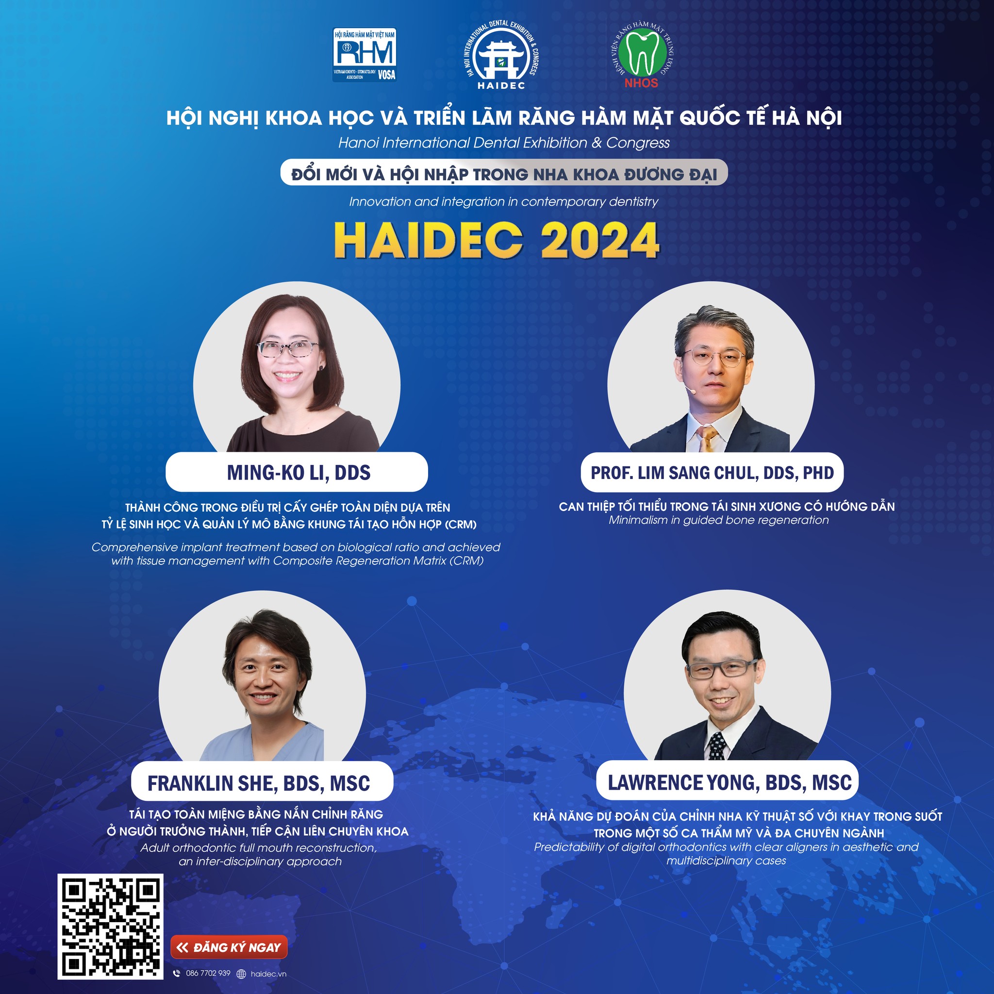 [HAIDEC 2024] - DANH SÁCH BÁO CÁO VIÊN NƯỚC NGOÀI THAM DỰ HAIDEC 2024