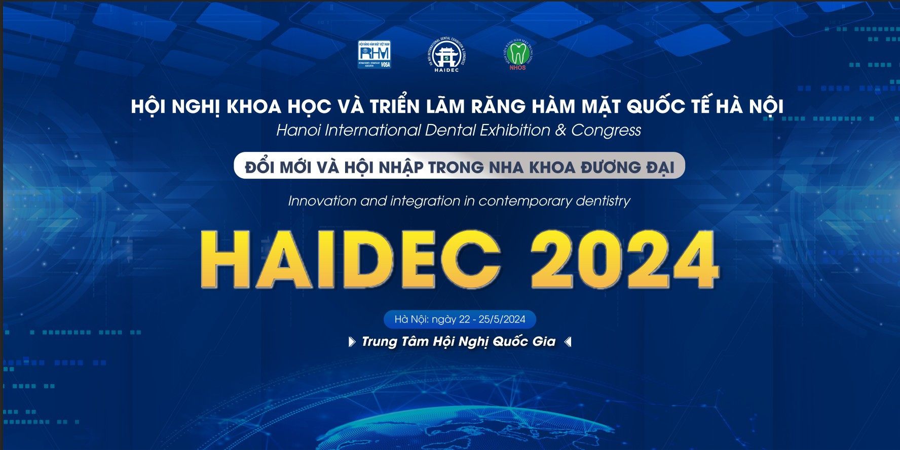 THÔNG CÁO BÁO CHÍ: HỘI NGHỊ KHOA HỌC VÀ TRIỂN LÃM RĂNG HÀM MẶT QUỐC TẾ HÀ NỘI LẦN THỨ NHẤT (HAIDEC 2024)