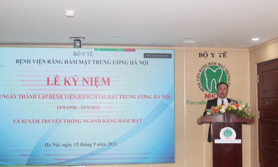 LỄ KỶ NIỆM 31 NĂM NGÀY THÀNH LẬP BV RĂNG HÀM MẶT TW HÀ NỘI 
