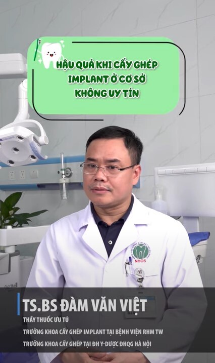 HẬU QUẢ KHI CẤY GHÉP IMPLANT Ở CƠ SỞ KHÔNG UY TÍN