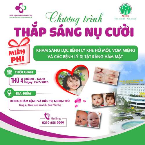 MIỄN PHÍ KHÁM SÀNG LỌC DỊ TẬT RĂNG HÀM MẶT CHO TRẺ EM 